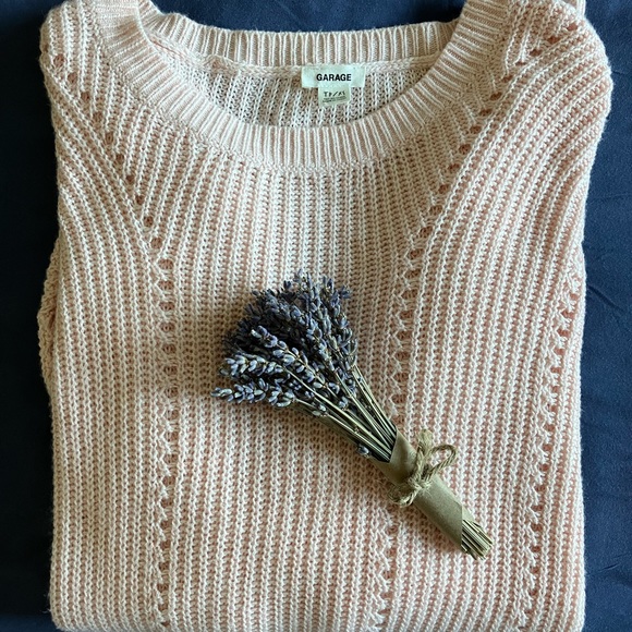 Garage Light Pink XS Sweater - Picture 1 of 4
